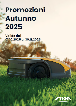 Stiga promozione autunno 2025 pic